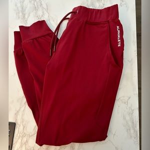 Alphalete Joggers Maroon/Red Size Medium Never Worn